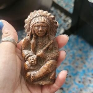 Red Mill Tobacco Chief Figurine 1988